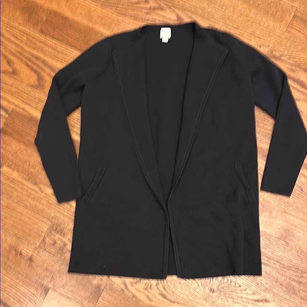 GUC J. Crew Factory Black Sweater Jacket; S